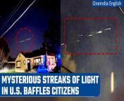 Mysterious streaks of light were seen in the sky in California&#39;s Sacramento area Friday night. St. Patrick’s Day revellers posted videos of the surprising sight on social media, the Associated Press (AP) reported. &#60;br/&#62; &#60;br/&#62;#California #CaliforiaMysteriousLight #MysteriousLightsInSky