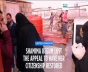Shamima Begum, who travelled from UK to Syria aged 15 to join so-called Islamic State, loses citizenship appeal